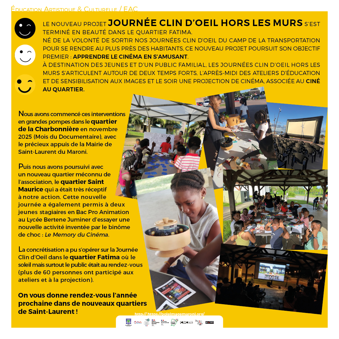 JOURNEES CLIN D&rsquo;ŒIL HORS LES MURS, RETOURS