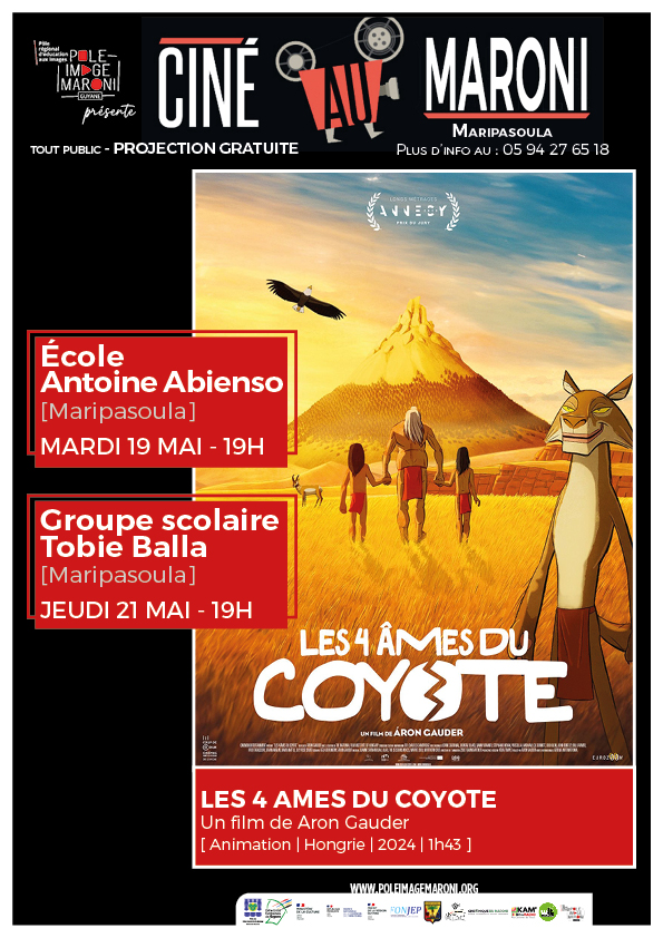 CINE AU MARONI, 19 & 21 mai 2026, Maripasoula