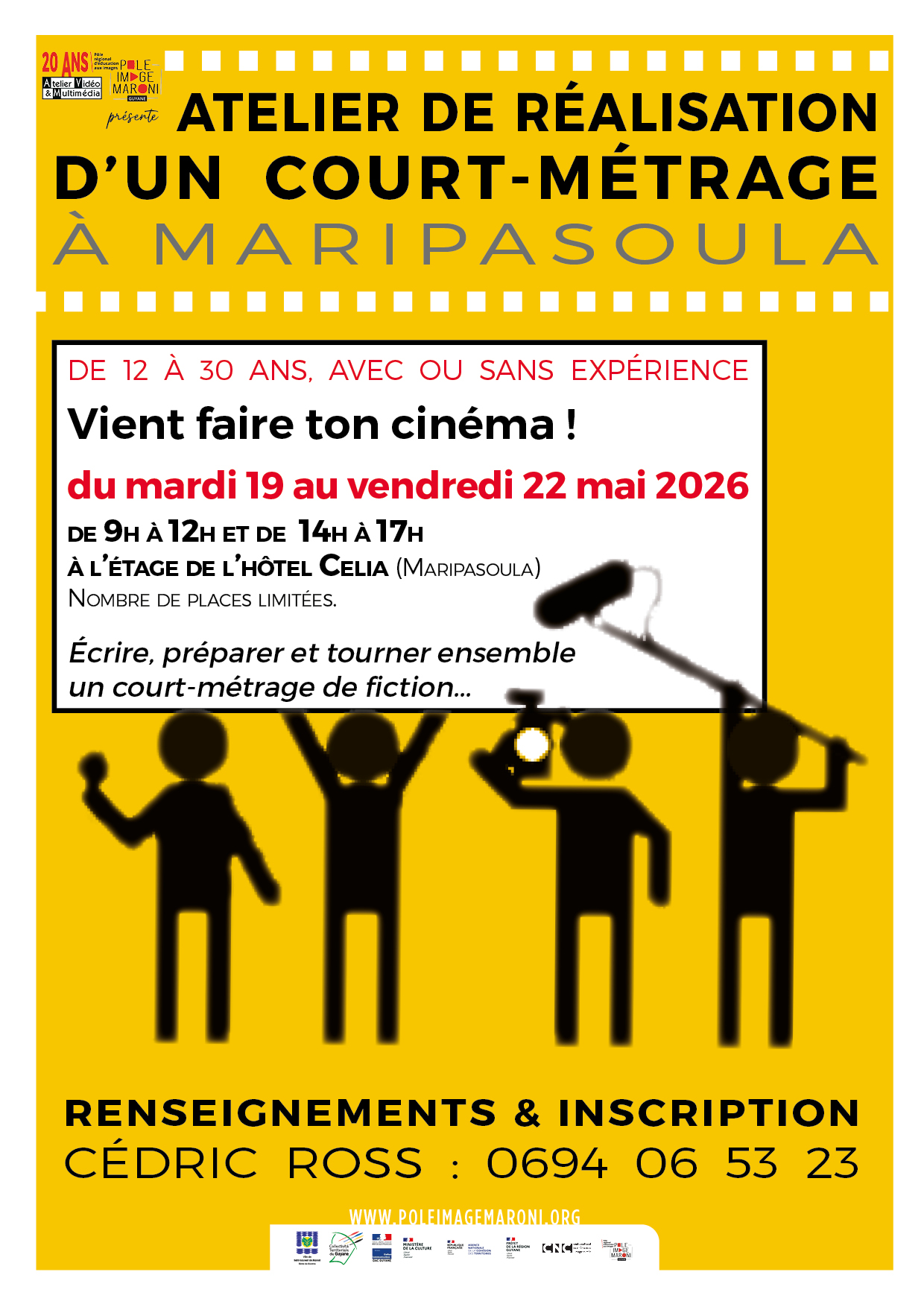 ATELIER COURT-METRAGE, MARIPASOULA, DU 19 AU 22 MAI 2026