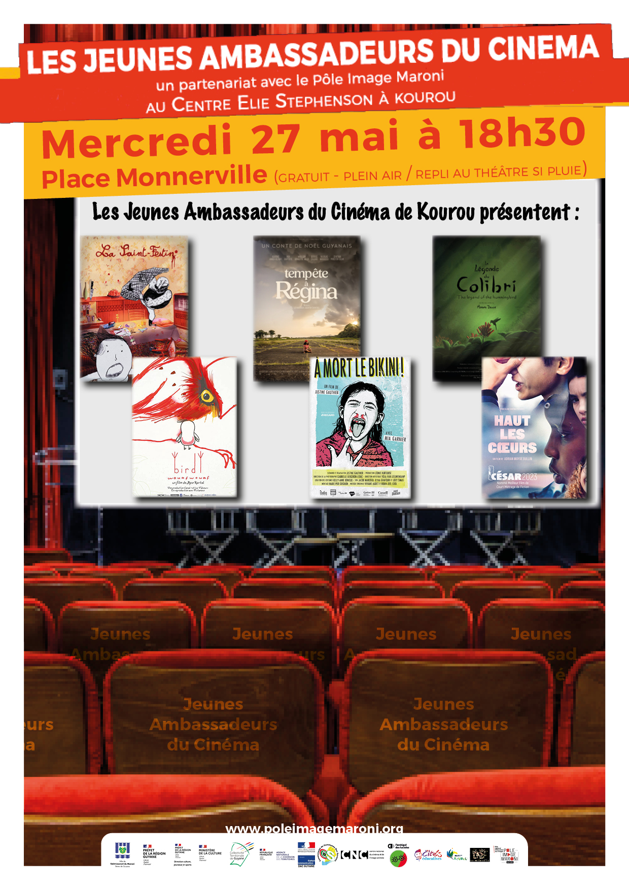 JEUNES AMBASSADEURS DU CINEMA, 27 MAI 2026, KOUROU