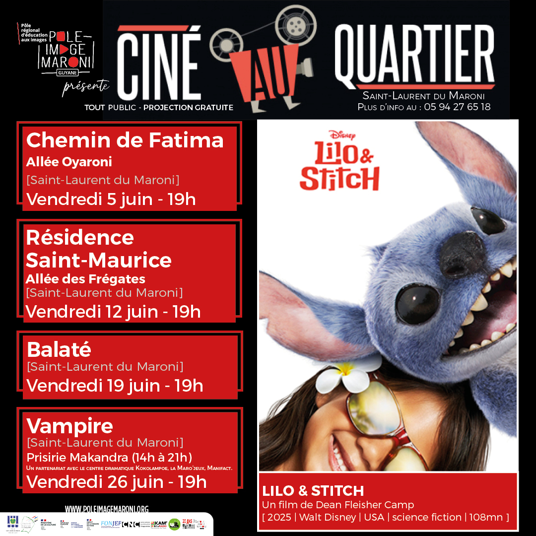CINE AU QUARTER, JUIN 2026